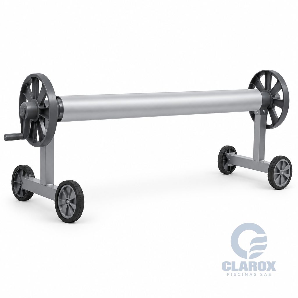 Enrollador en aluminio anodizado para manta 3 × 2.90