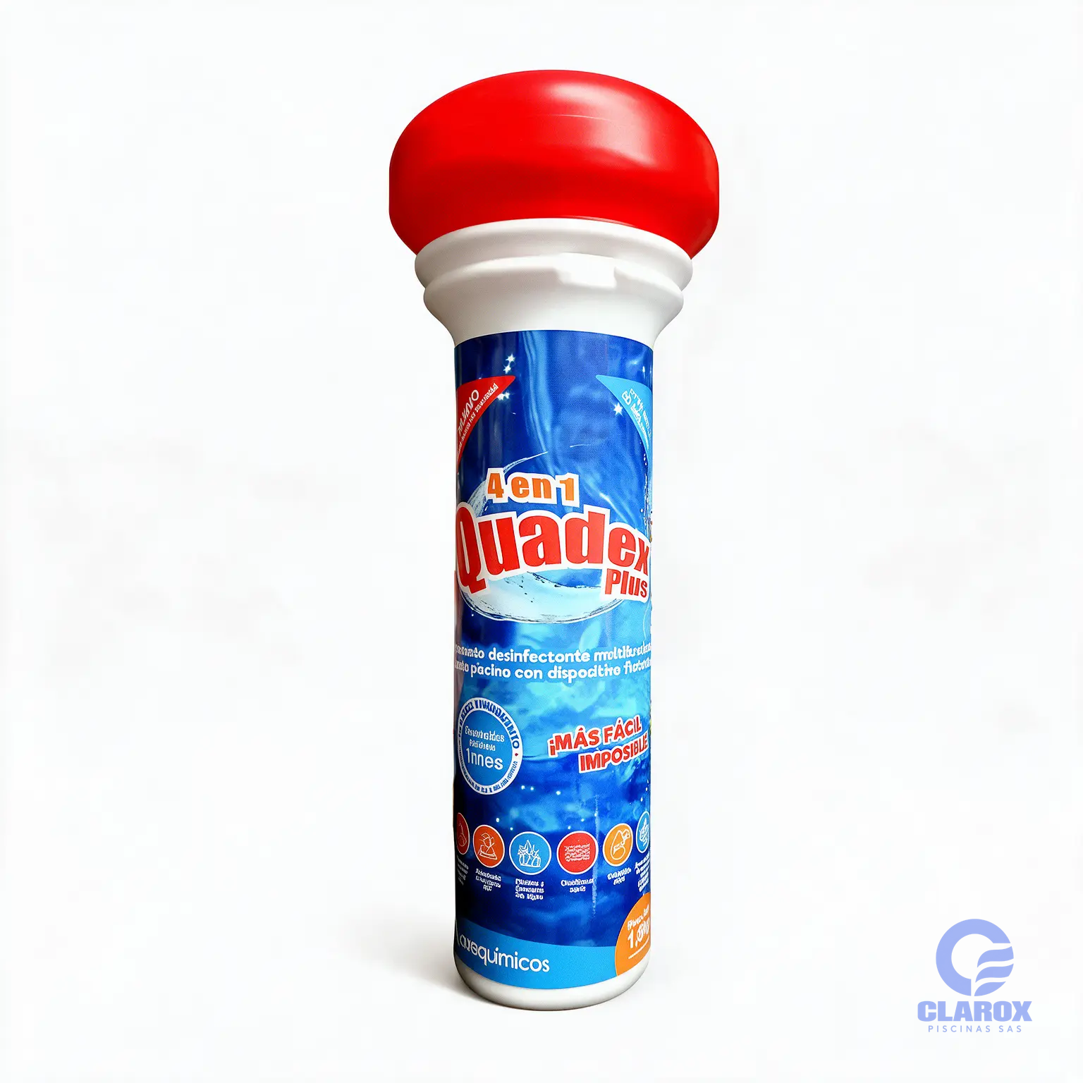 Desinfectante flotante Aquadex Plus 4 en 1