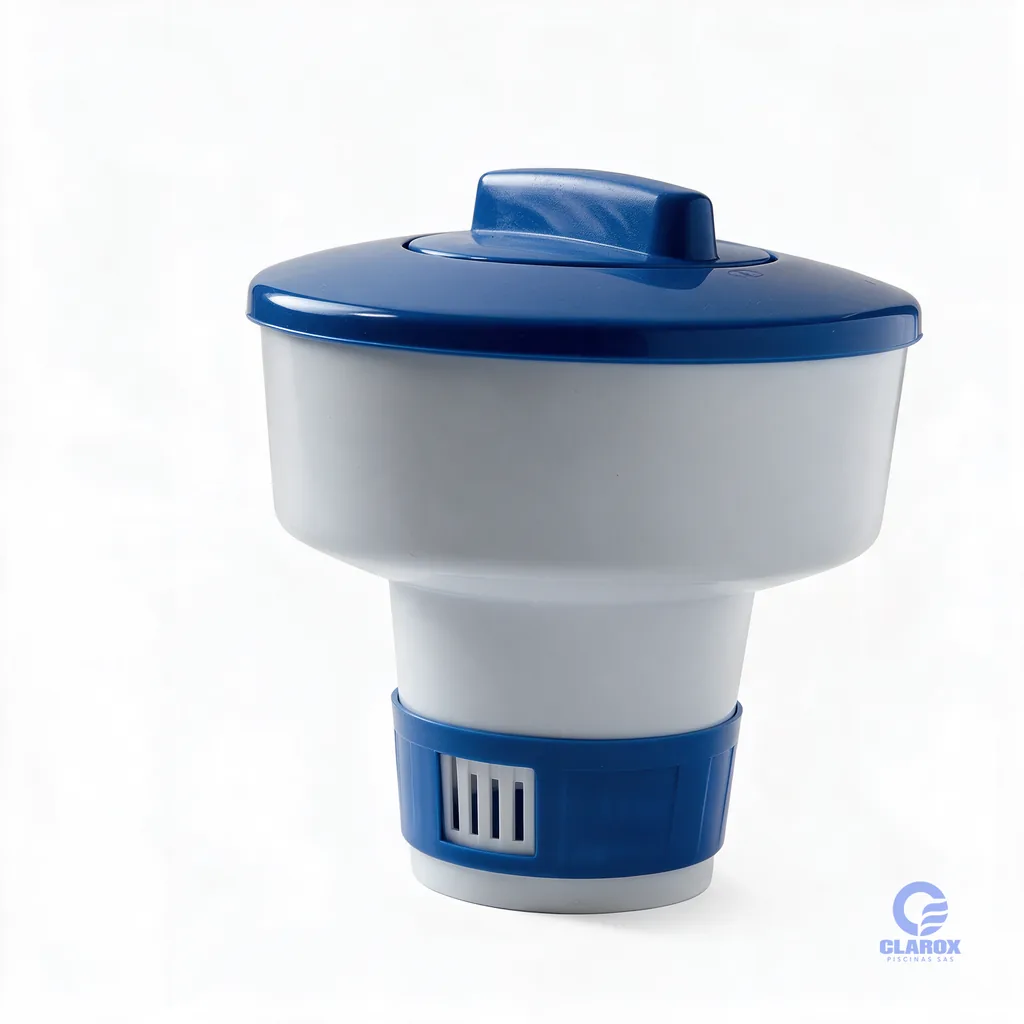 Dispensador de cloro flotante para pastillas 3"