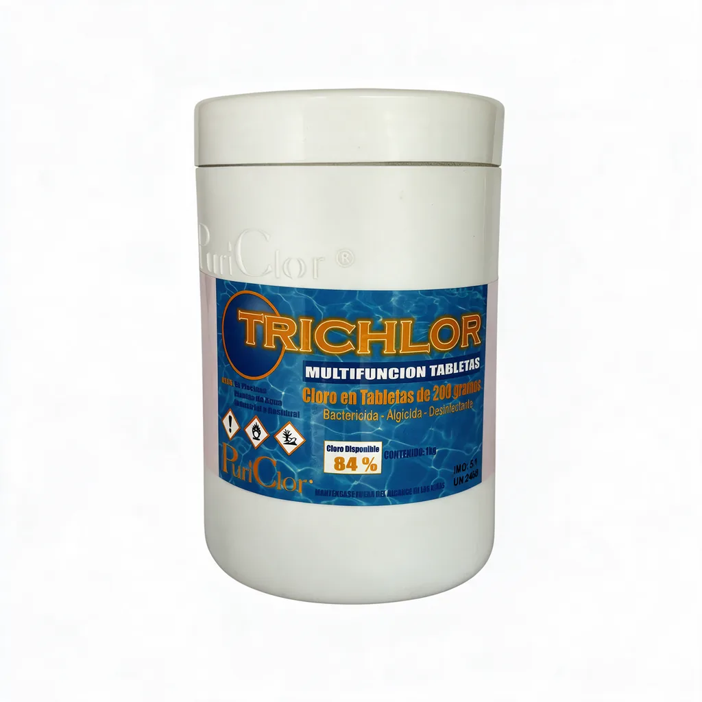 Cloro en tabletas Trichlor Puriclor 84%